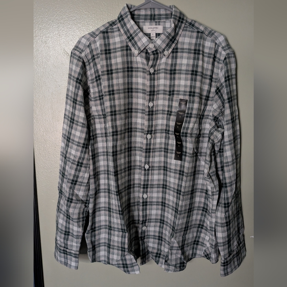 Slim Soft Wash Men's Melange Shirt